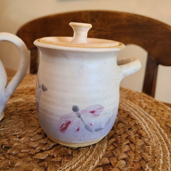 Cream and Sugar pottery set - Picture 2 of 11
